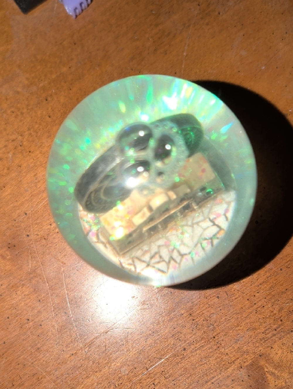 Remember The Alamo Snow Globe - Beige & Brown - Picture 6 of 6